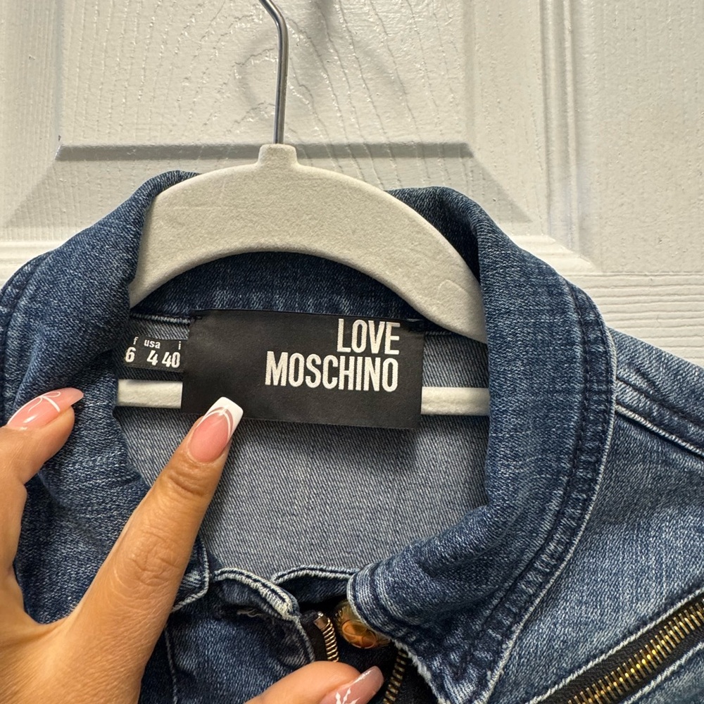 Love Moschino Blue Denim Jacket